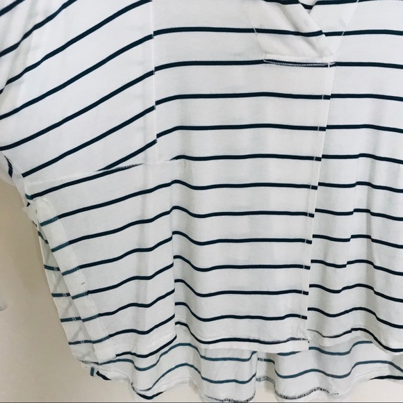 Free People Oversized Flowy Batwing 3/4 Sleeve Top - Picture 5 of 6